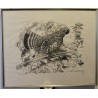 Gravure "Gelinotte" signée Robert HAINARD