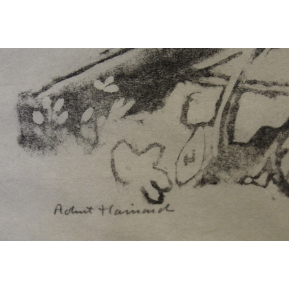 Gravure "Gelinotte" signée Robert HAINARD