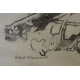 Gravure "Gelinotte" signée Robert HAINARD