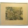 Gravure "Deux chevaines" signée Robert HAINARD