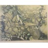 Gravure "Deux chevaines" signée Robert HAINARD