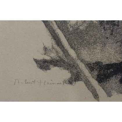 Gravure "Hermine" signée Robert HAINARD