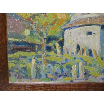 Paintings | Painting entitled ‘Evolène’ by PERNET Moinat SA  – Antiques and home décor