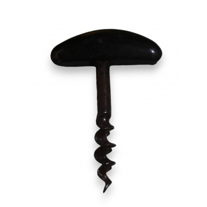 Wrought-iron and horn corkscrew