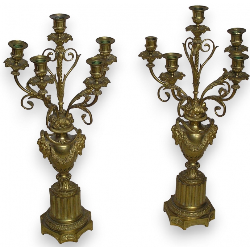 Pair of Louis XVI candelabra. From  Moinat SA  - Antiques and home décor