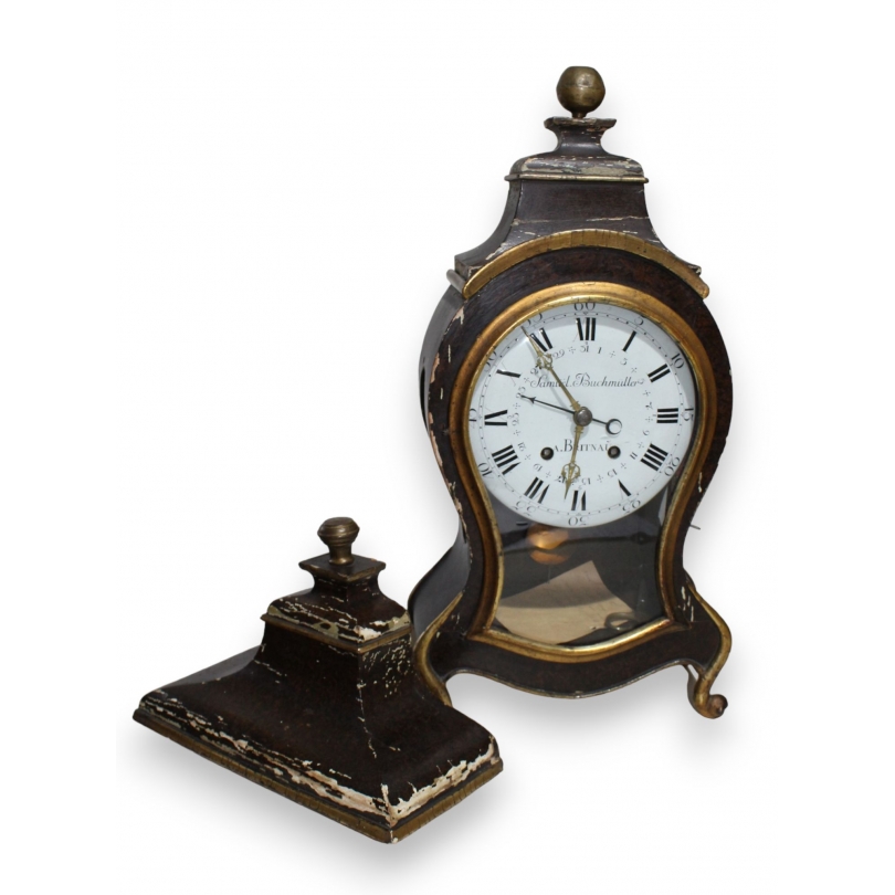 Neuchâtel-style clock by BUCHMÜLLER