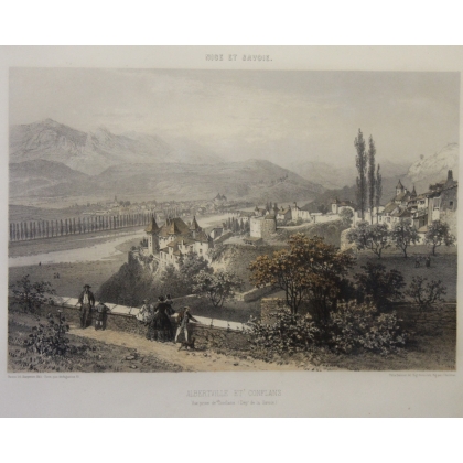 Gravure "Albertville" par BENOIST