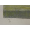 Lithographie "Bouquet de fleurs" signée