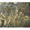 Lithographie "Naissance de l'Odyssée" signée HOLY