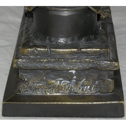 Inkwell with a little man. at  Moinat SA  - Antiques and home décor