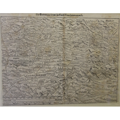 Engraving: *Die Siebenbürg Transsylvaniam*