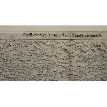 Engraving: *Die Siebenbürg Transsylvaniam*