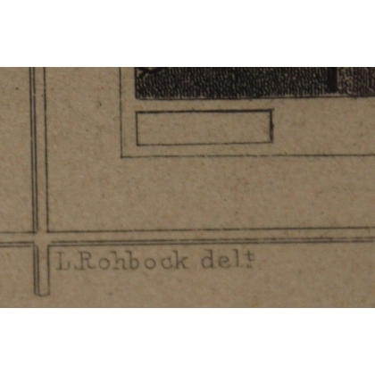 Gravure Au Bord du Léman par ROHBOCK