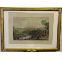 Gravure coloriée Bern par BARTLETT