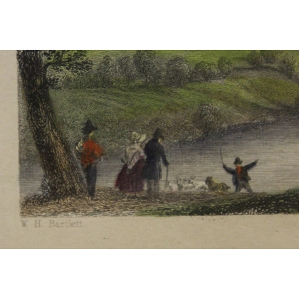 Gravure coloriée Bern par BARTLETT
