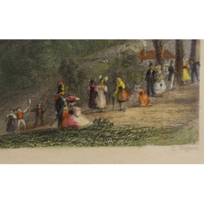 Gravure coloriée Bern par BARTLETT