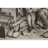 Engraving "The Rake’s Progress, Plate I" by HOGARTH
