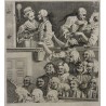 Gravure "Laughing audience, Plate 4" par HOGARTH