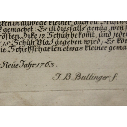 Gravure Von den Batterien Süden Stüken