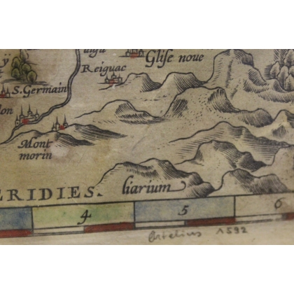 Gravure Limaniae topographia Gabriele Symeoneo