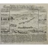 Engraving: Hostile, acies tormenfis, ecce! They are being sought
