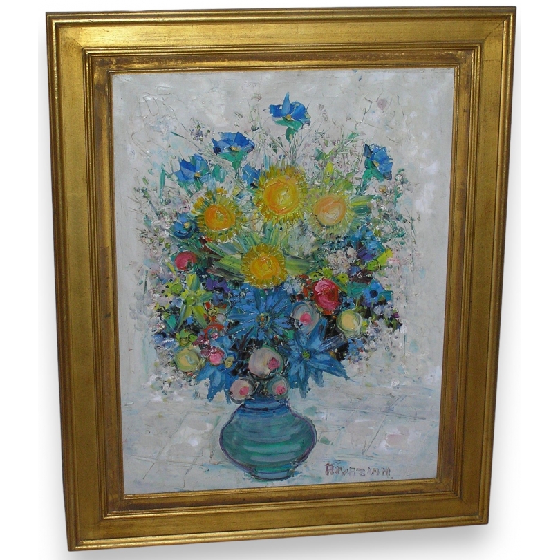 Tableau "Bouquet de fleurs" signé AIVAZIAN