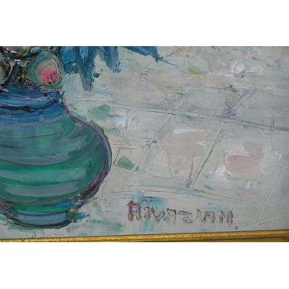 Paintings | Painting: ‘Bouquet of Flowers’. Moinat SA  – Antiques and home décor