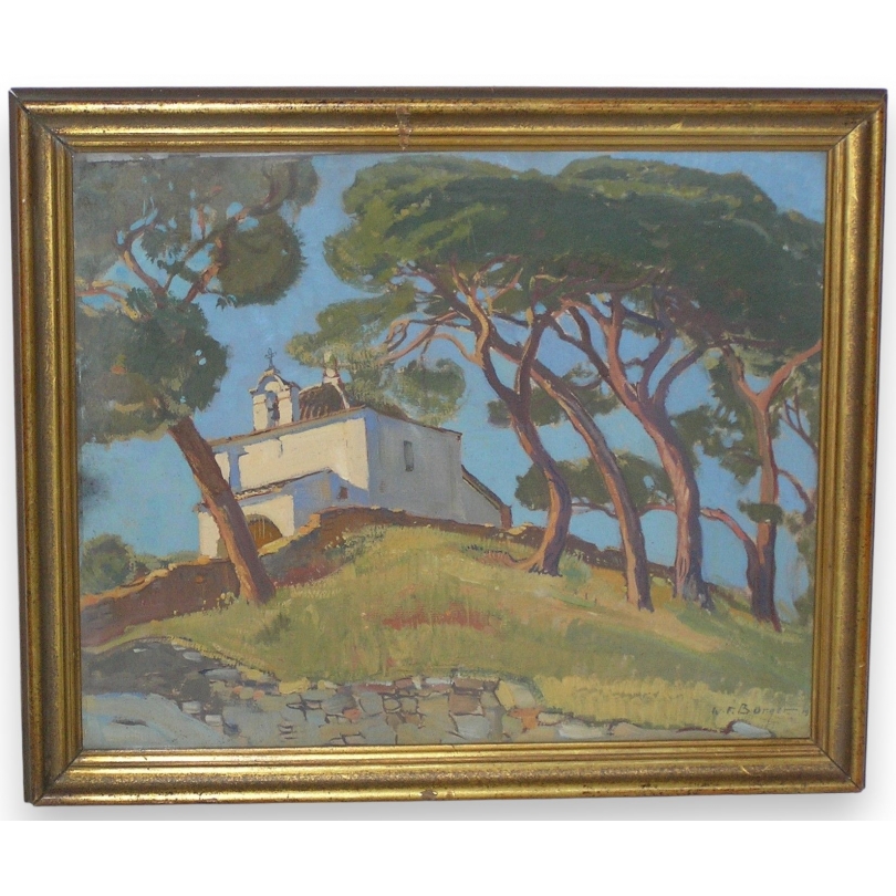 Paintings | Painting: ‘Landscape of Spain’. Moinat SA  – Antiques and home décor