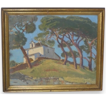 Tableau "Paysage d'Espagne".