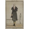Fashion engraving: She follows him