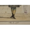 Fashion engraving: She follows him