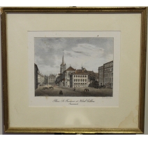 Gravure Place St. François par GRUAZ