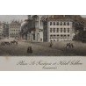 Engraving of Place St. François by GRUAZ