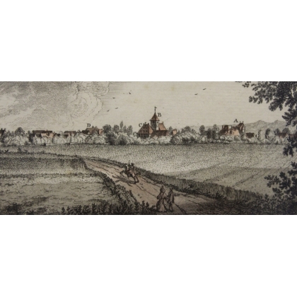 Engraving: Illzach Village