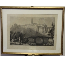 Gravure Freyburg par BARTLETT