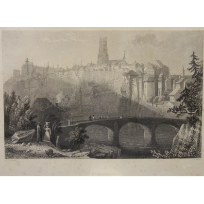 Gravure Freyburg par BARTLETT