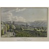 Engraving: Lausanne, Capital of the Canton of Vaud