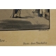Gravure Rolle au bord du lac de Genève