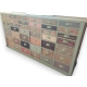 Planche d'imprimerie pour tissu en bois