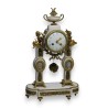 Louis XVI-style white marble pendulum clock on  Moinat SA  - Antiques and home décor