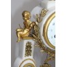 Louis XVI-style white marble pendulum clock on  Moinat SA  - Antiques and home décor
