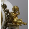 Louis XVI-style white marble pendulum clock on  Moinat SA  - Antiques and home décor