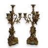  Paire de chandeliers style Louis XVI. sur  Moinat SA  - Antiquités décoration