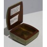 Green stingray leather box