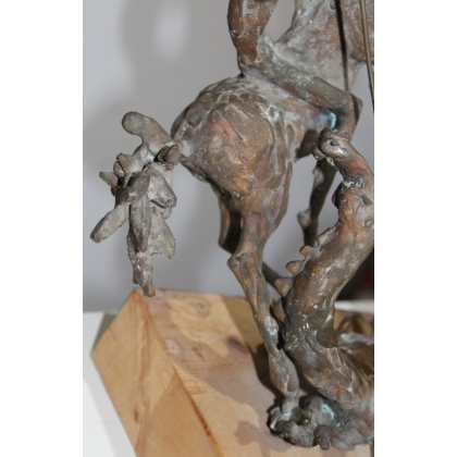 Bronze \"St-George terrassant le dragon\"