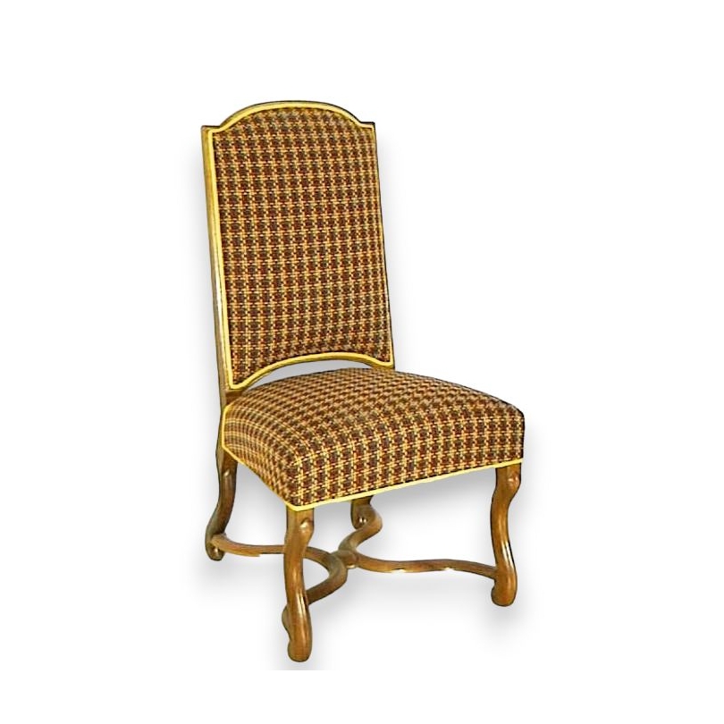 Paire de chaises Louis XIV en noyer