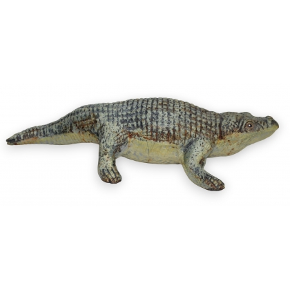 Crocodile en fonte