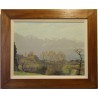 Tableau \" Le Grammont\" signé F. de R.