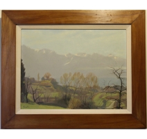 Tableau " Le Grammont" signé F. de R.