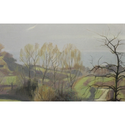 Tableau \" Le Grammont\" signé F. de R.
